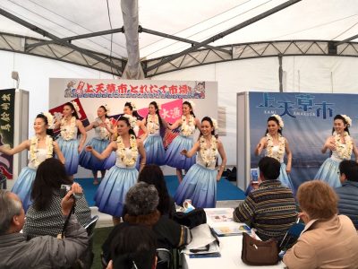 “上天草市とれたて市場”イベントに出演しました